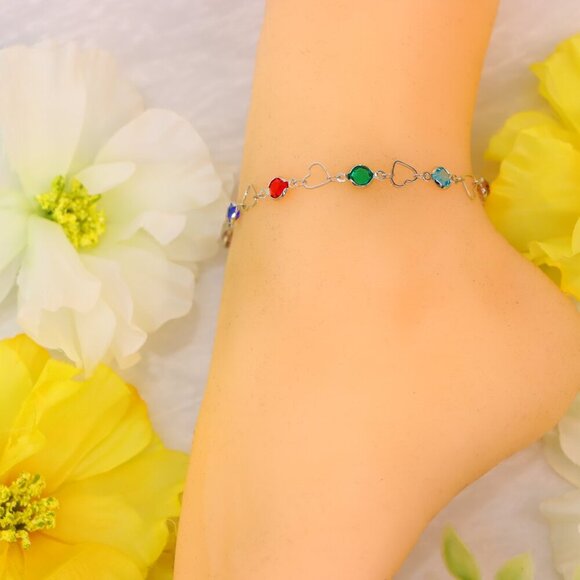 Minimalist Anklet, Sleek & Modern Design, Women’s Fashion, YC110478-A - Picture 9 of 10